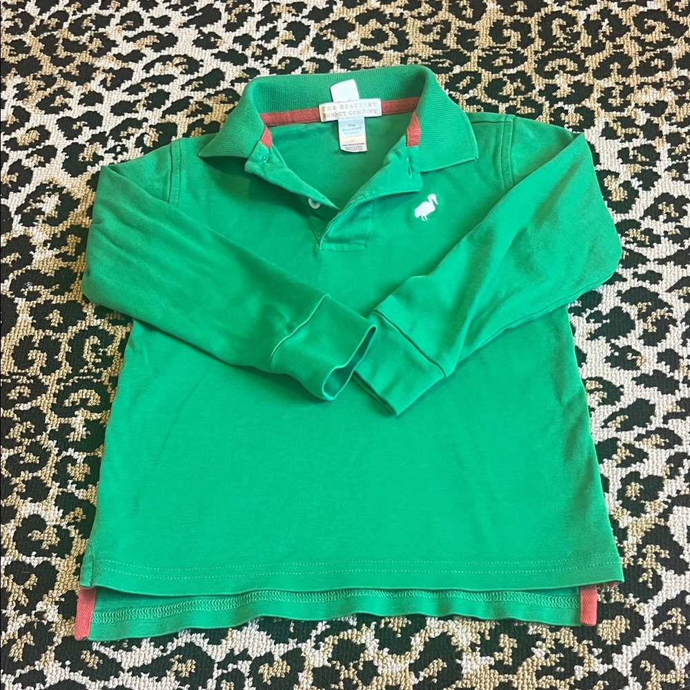 The Beaufort Bonnet Company Vibrant Green Polo